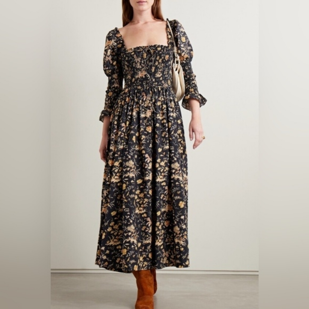 Doen Bijou in navy oak floral, large - Picture 6 of 11
